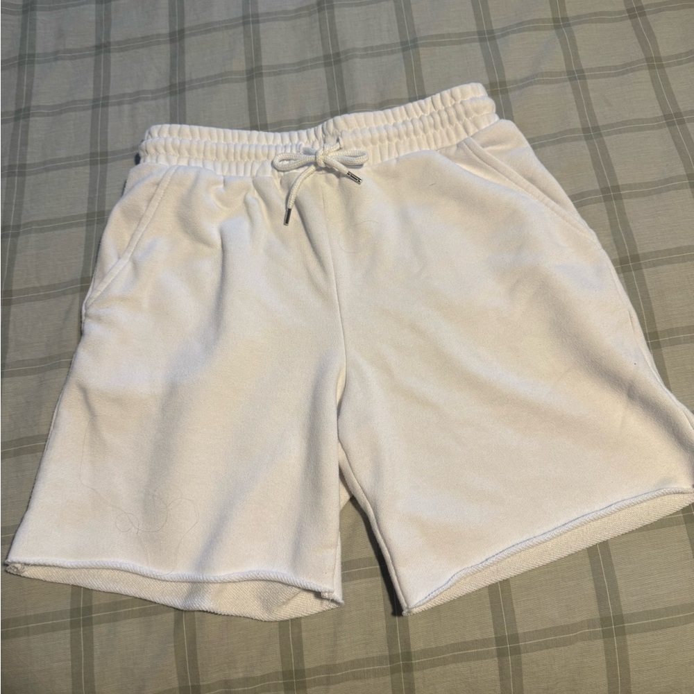 Forever 21 White Sweatshorts